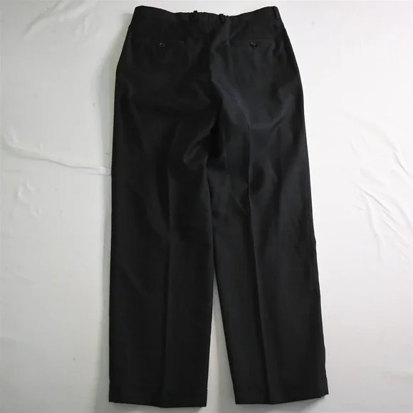 Paul Dione‎ 42R 34x32 Black Windowpane Lee CT 100% Wool Mens Jacket Pants Suit